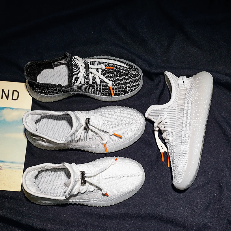 

New Gypsophila Flying Knit Children's Shoes Unisex Kids Shoes for Boys Sneakers Damping Tenis Infantil Menino Coconut Girl Tenis