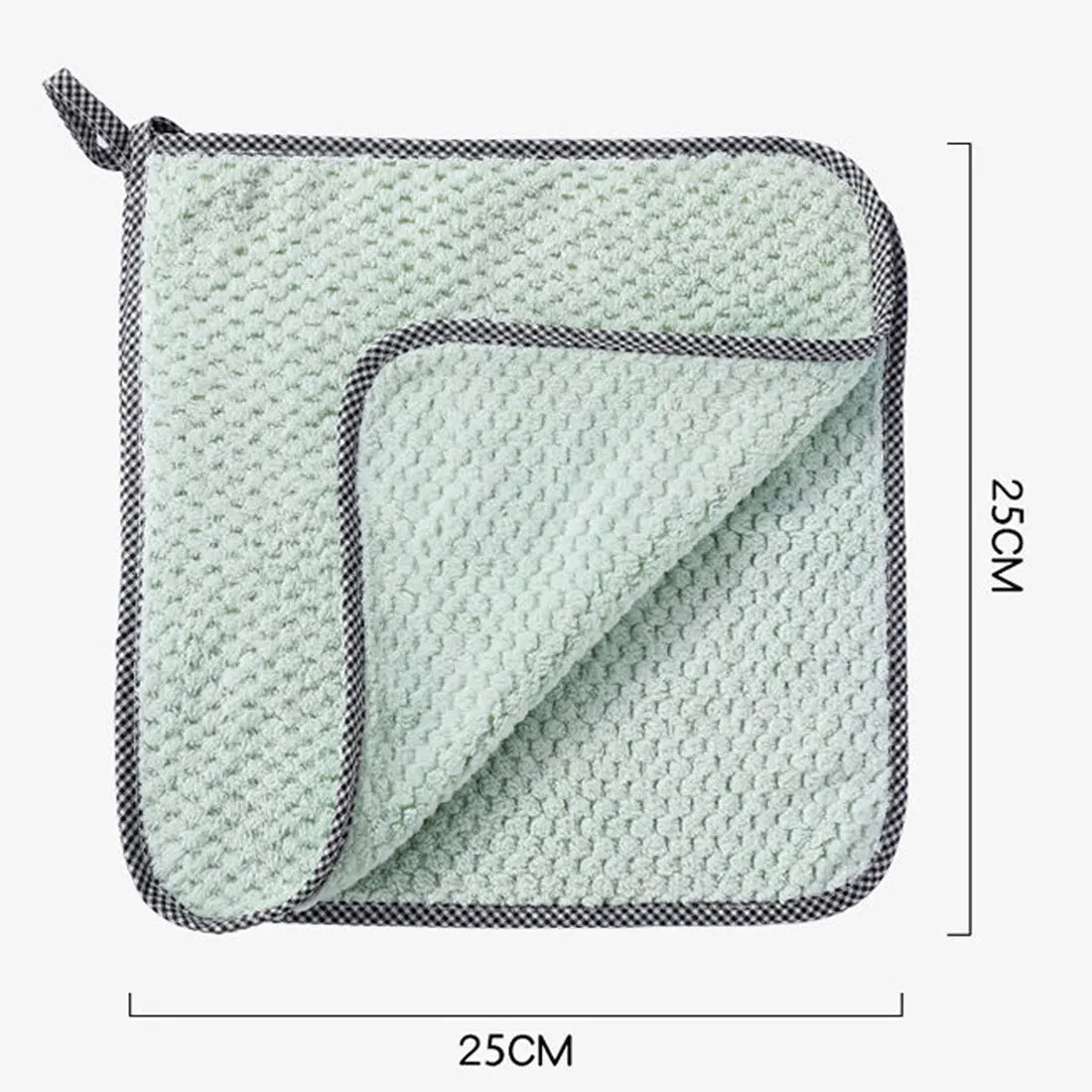 

Microfiber Towel 5 pcs Household Kitchen Rags Gadgets Cleaning Cloth Non-stick Oil Thickened Cleaning Cloths Can Absorb Washing