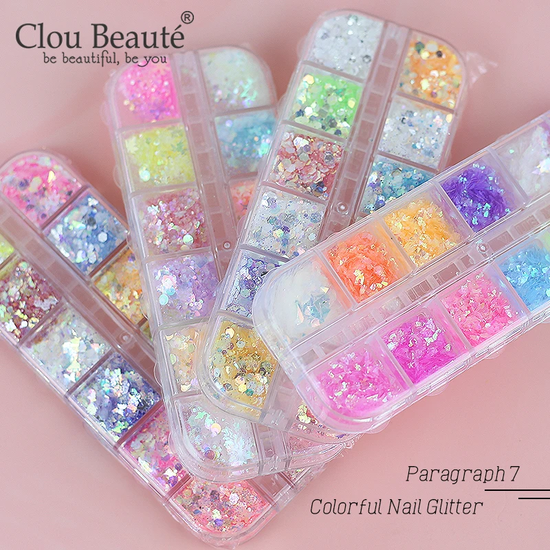 Золотая фольга ClouBeaute несимметричные алюминиевые снежинки кленовые листья