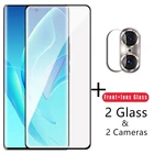 Закаленное стекло для Honor 60 Pro, стекло 3D с полным изогнутым покрытием для Honor 60, 50, 30 Pro, Защитная пленка для экрана, пленка для объектива для Honor 60