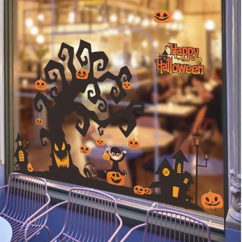 Новые наклейки в виде тыквы декоративные принадлежности уличная лампа настенная