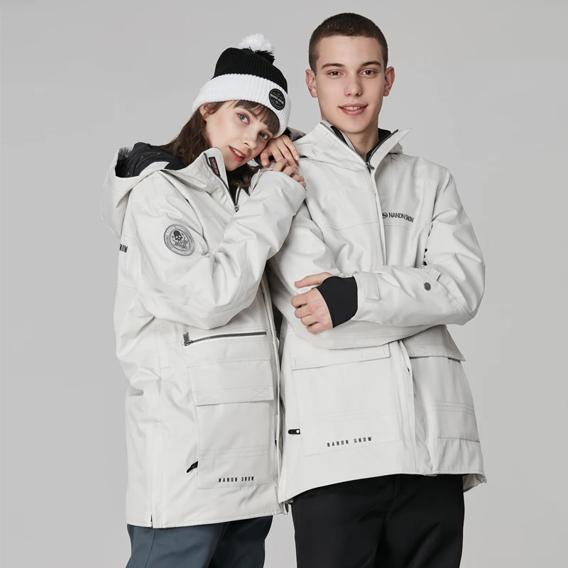 NANDN лыжная куртка водонепроницаемая сохраняет тепло для мужчин и женщин
