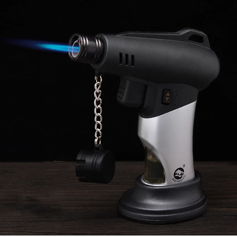 Spray Gun Butane Torch Turbo Lighters Gas Lighter Metal Cigar Cigarettes Accessories Smoking Gadgets for Men Gift | Дом и сад