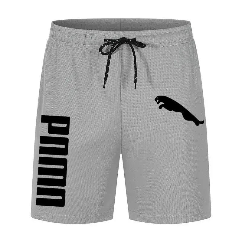 

2021 New Mesh Breathable Shorts Men's Casual Shorts Printing Fitness Jogging Men's Sports Shorts Fitness Training Pants