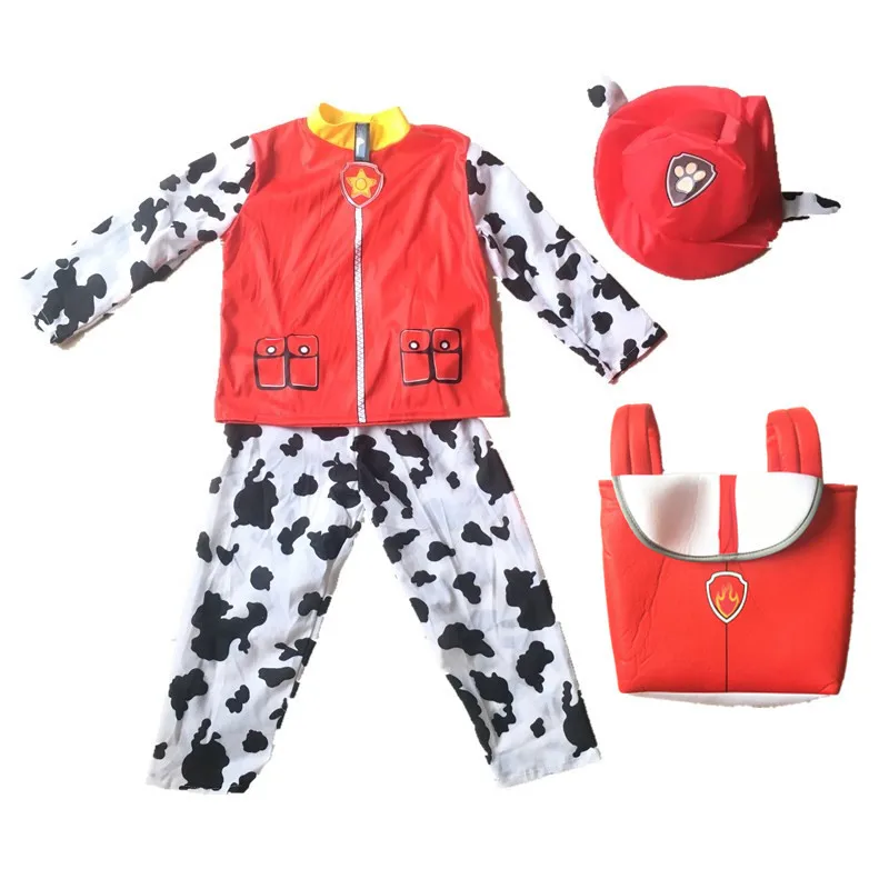 Barking Patrol Costume Kids Boys Girls Birthday Purim Marshall Chase Skye Cosplay Costumes Dog Children Ryder Party Role |