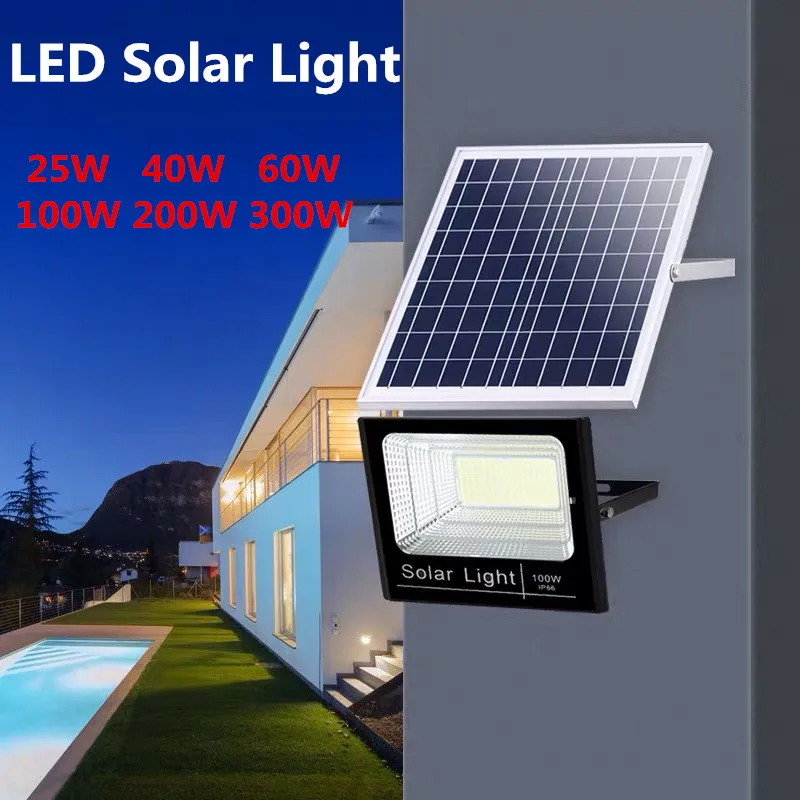Уличное освещение водонепроницаемый солнечный светильник с панелью