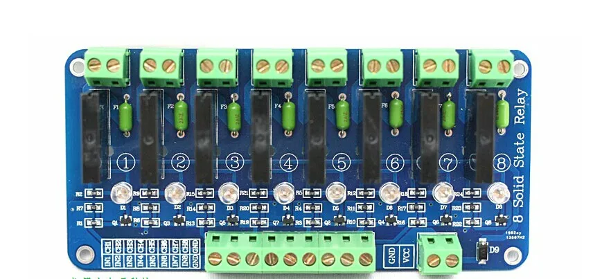 250V 2A 8 Channel Relay Module Solid State Modules with Fuse | Обустройство дома