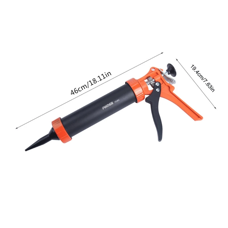 

Hand Caulking Gun with Trigger Comfort Grip Caulking Tool Kit for DIY Home Use Best Tool for Home Decoration