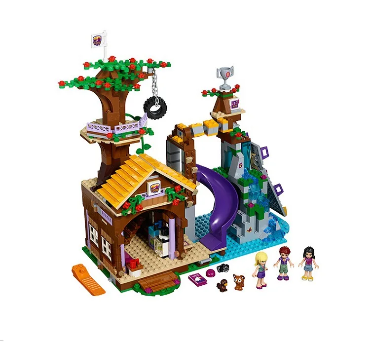 739 шт. Детский конструктор Дом на дереве|compatible with lego|building blocks girlsblocks girls |