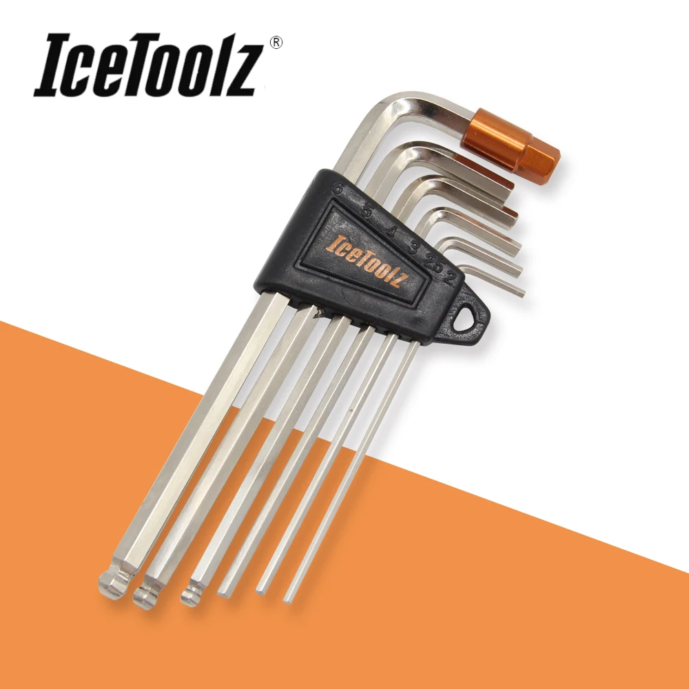 Набор шестигранных ключей IceToolz 36Q1 2/3/4/5/6/8 мм 4x5x6 7 шт./компл.|Инструменты для