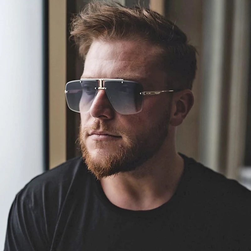 

2020 Square vintage sunglasses for men's high quality retro brand designer sunglasses Women's luxury driving sunglasses UV400