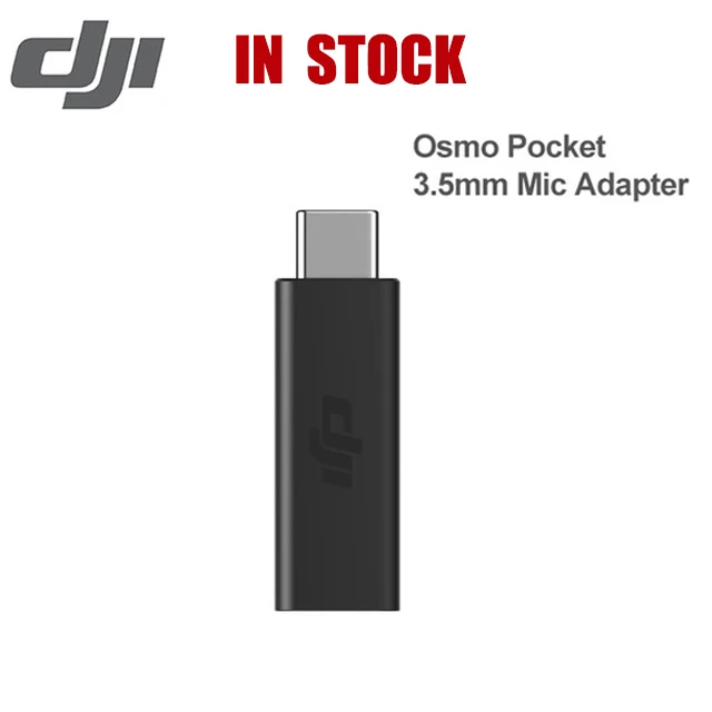 dji 3.5mm adapter Для оригинального DJI Osmo карманного микрофона адаптер 3,5 мм поддерживает внешний 3,5 мм крепление для микрофона разъем TRS DJI Osmo карманные аксессуары - Цвет: dji 3.5mm adapter