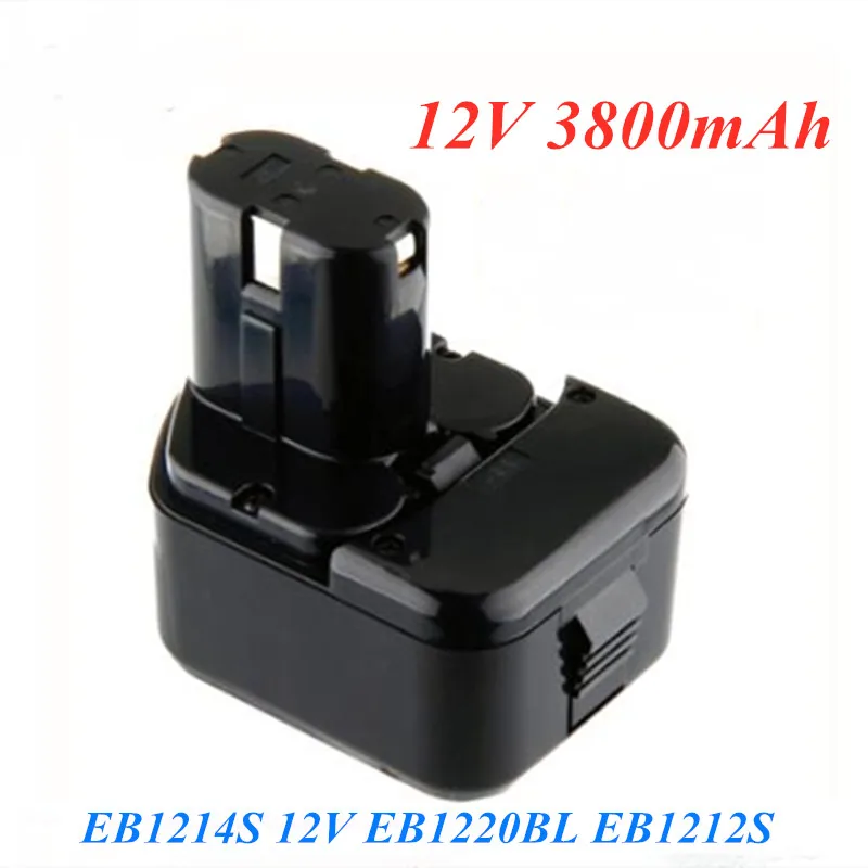 Высокое качество 3800 мАч 12V 3.8Ah батарея для экскаватора Hitachi EB1214S 12V EB1220BL EB1212S WR12DMR CD4D DH15DV C5D DS 12DVF3