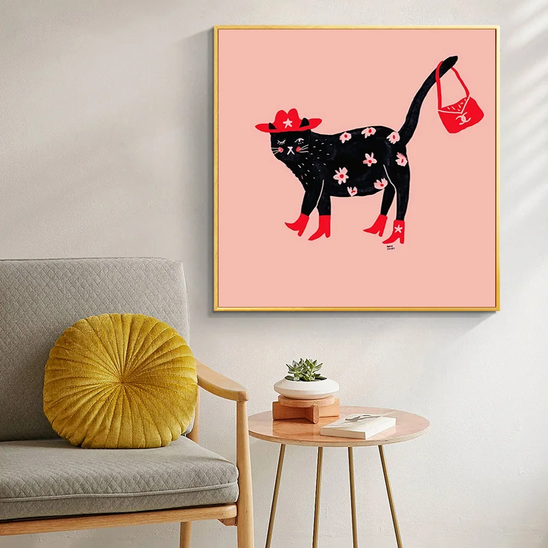 

Crystal porcelain Creative paintings cute girl wall hanging pictures, waterproof surface, children's room, studio, restaurant