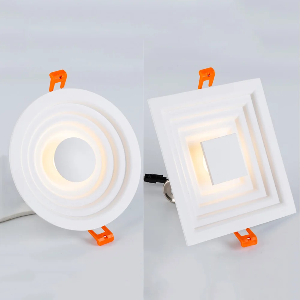 ZEROUNO ультра тонкий светодиодный вниз светильник 6 Вт 12 квадратный круглый