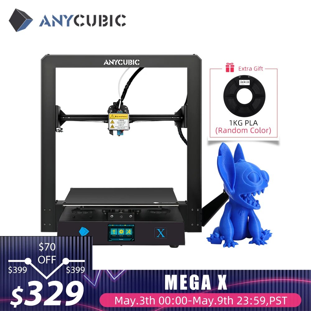 Verkaufen Mega S/ X/Null/Pro 3d Drucker Volle Metall Rahmen Plus Größe Desktop 3d Drucker Hohe Präzision Stampante 3d Impresora 3d