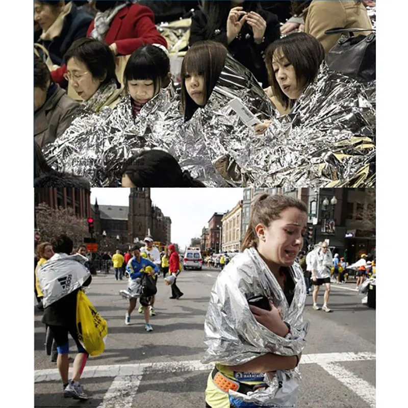 Аварийное термальное Одеяло складной светоотражающий Зонт многоразовый