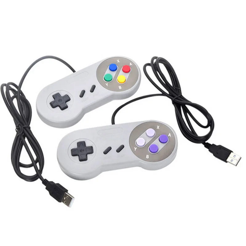 Игровой USB-джойстик для Nintendo SNES геймпад ПК с Windows и MAC |