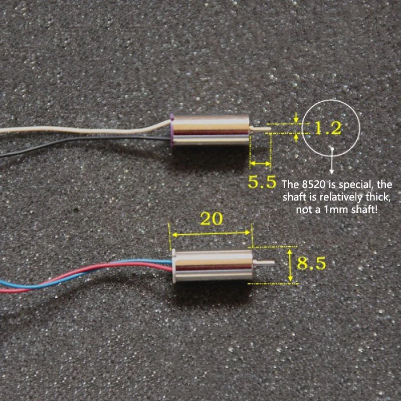 Супермагнитный двигатель NdFeB 8520 полый Круглая головка четыре/Шесть осей