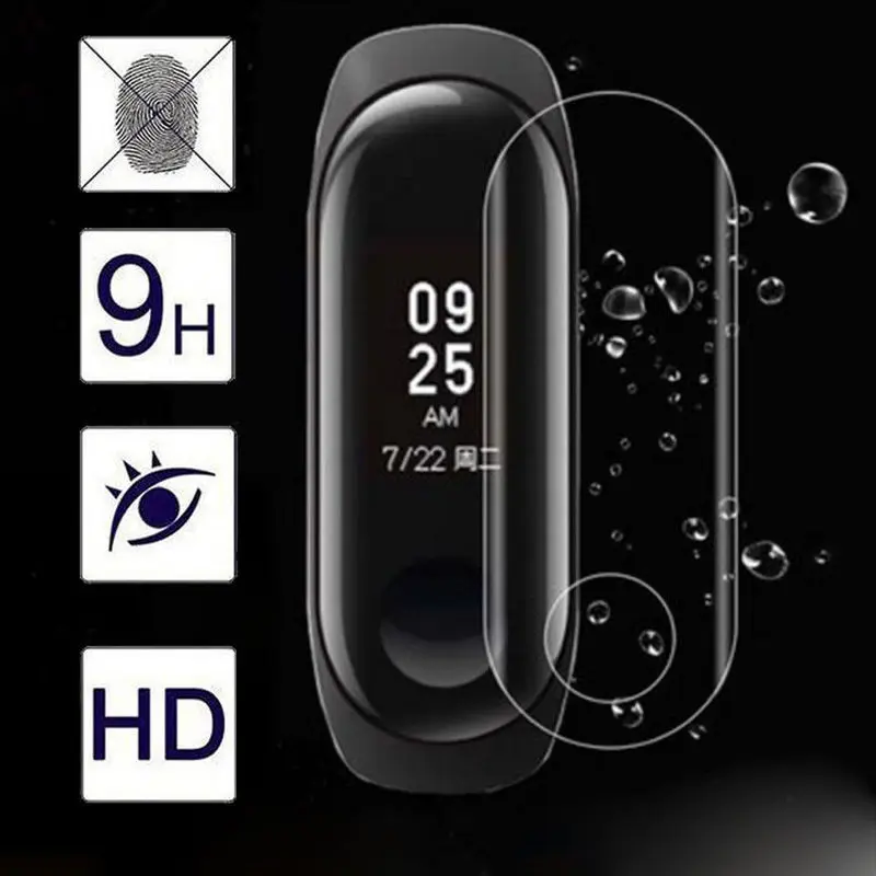 Защитная пленка для экрана Xiaomi Mi Band 4 мягкая Гидрогелевая смарт часов из