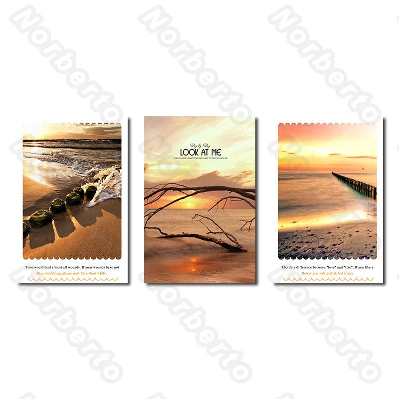 

Modern Style Canvas Painting Wall Poster River Tree Stone Bridge Under The Sunshine for Living Room Bedroom Wall Decoration