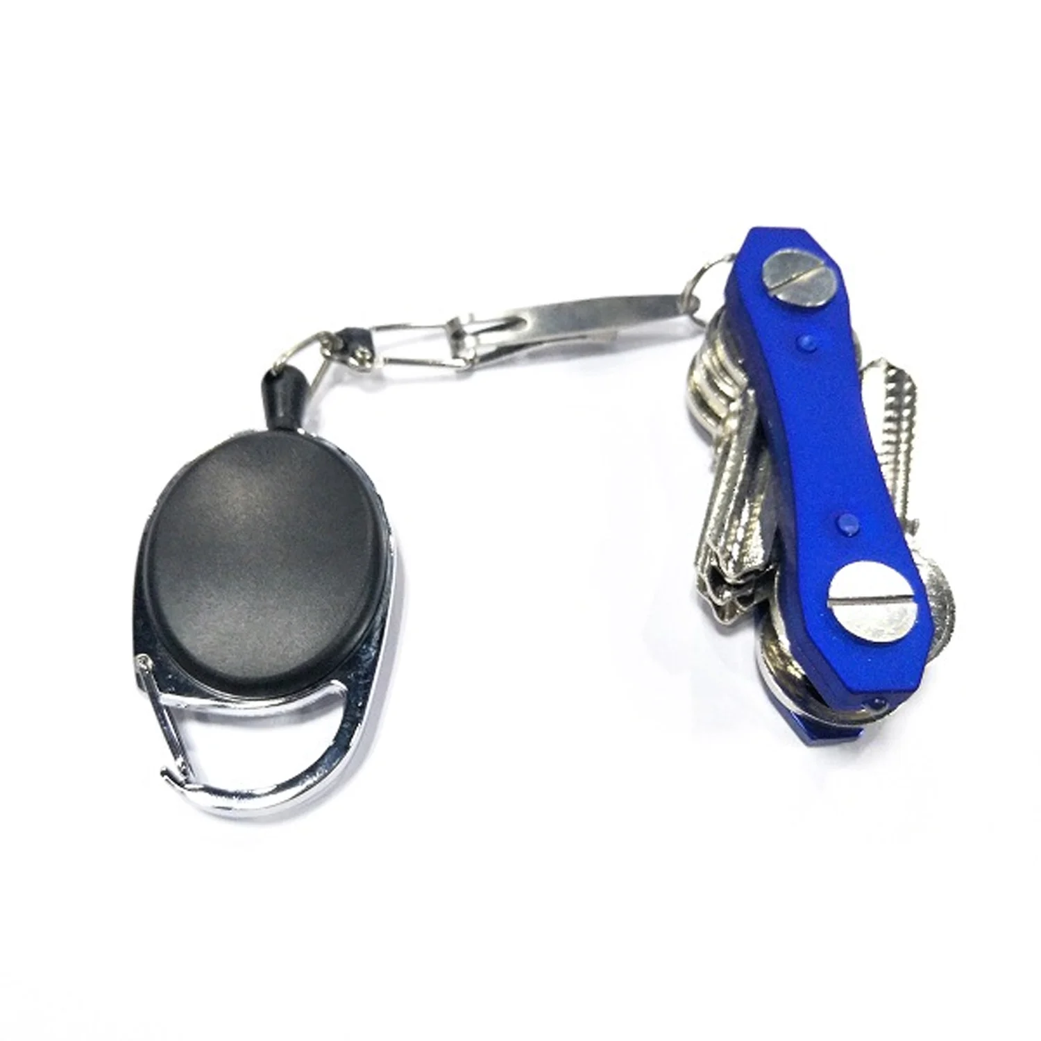 2 шт. выдвижной держатель значка катушка кольцо для ключей значок с карабином