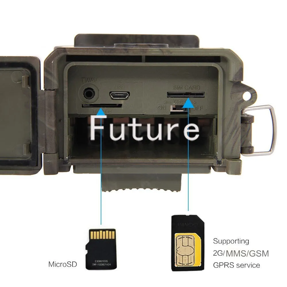 Фотоловушка 12 МП электронная почта MMS GSM 1080P ночное видение фотоловушка|wild camera|hunting