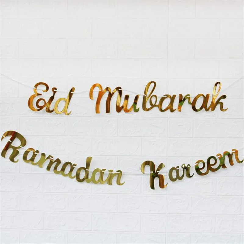 Новый баннер Eid Mubarak и Рамадан конфетные сувениры для вечерние украшение