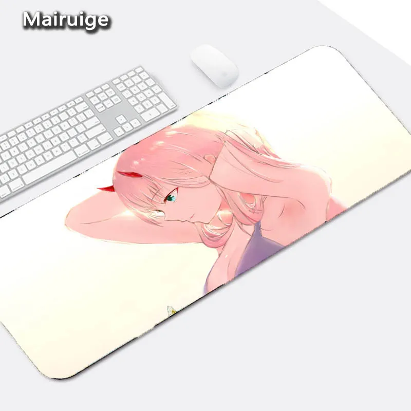 300X800X3MM Mairuige аниме Darling In The Franxx 02 сексуальные девушки большой размер коврик для мыши геймпад игровой коврик DIY Padmouse Lock Edge противоскользящая одежда - Цвет: 300X800X3MM