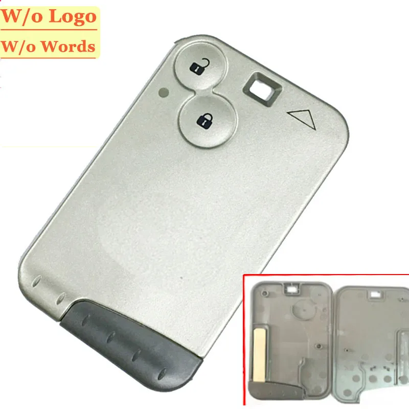 XNRKEY 2-кнопочный корпус для карты дистанционного управления лагуны серый лезвие