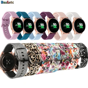20 мм красочный силиконовый пряжка ремешок для ремень часов сменный ремешок для Garmin samsung Galaxy Watch Active gear S2 S3 huawei Amazfit Bip браслет