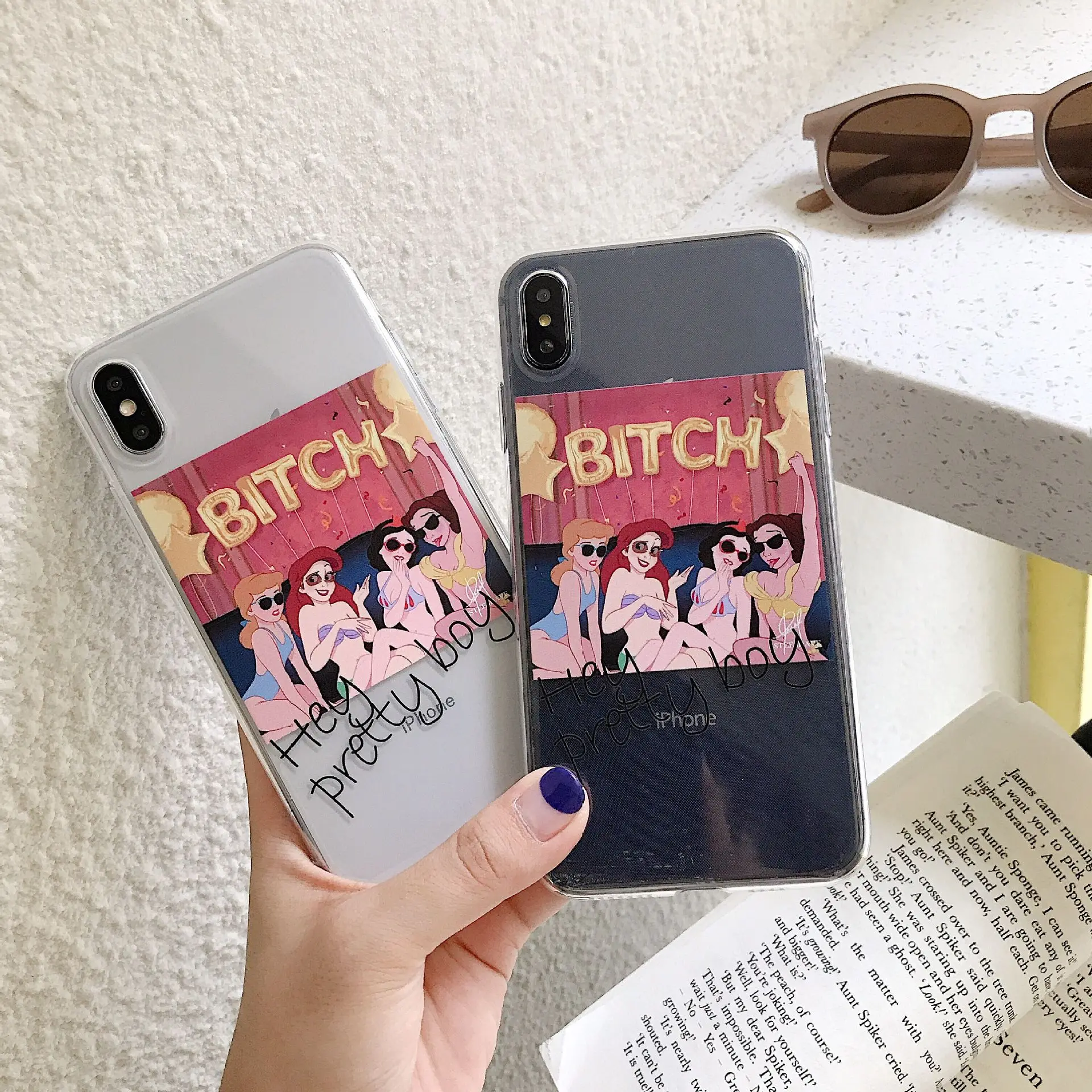 Прозрачный чехол в стиле ретро для iPhone 11 Pro Max XR X Xs Xsmax 6 6S 7 8 Puls мягкий из