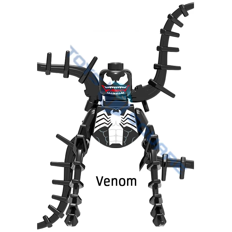 Конструктор Веном паук Черный кот гидро хамелеон шокер модель Morbius вампир