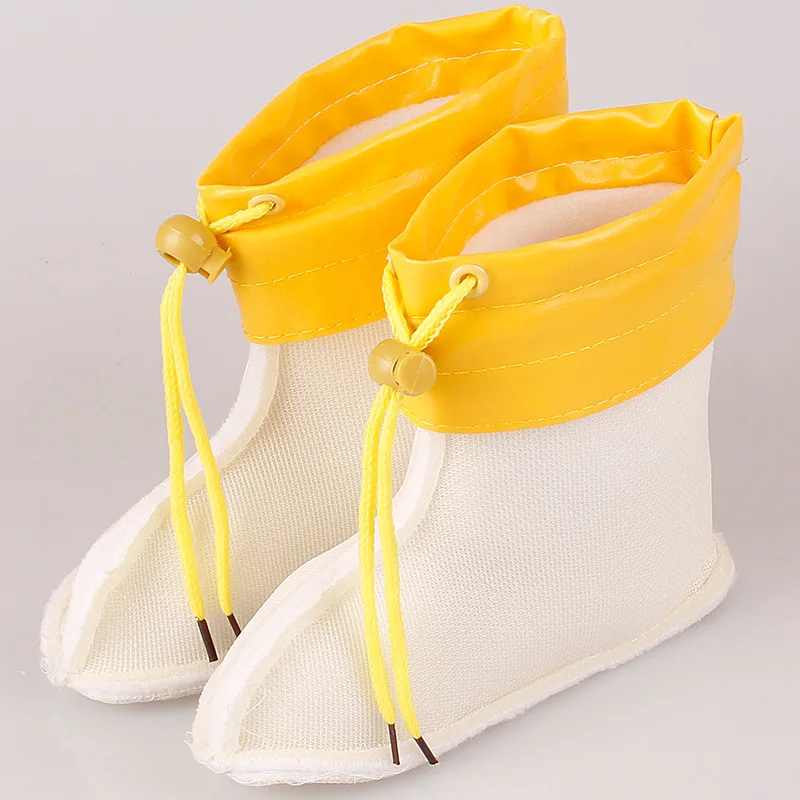 Aleafalling детская обувь чехол непромокаемые сапоги шнуровка Обложка для детей