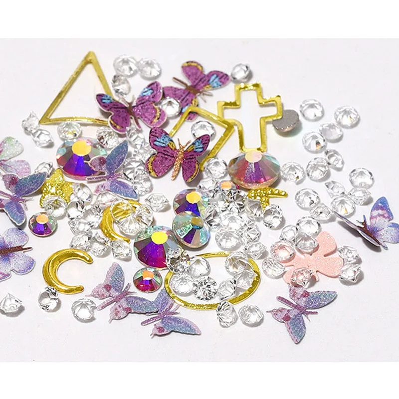 1Mix набор в коробке с изображением луны и звезд УФ эпоксидной смолы плесень медь