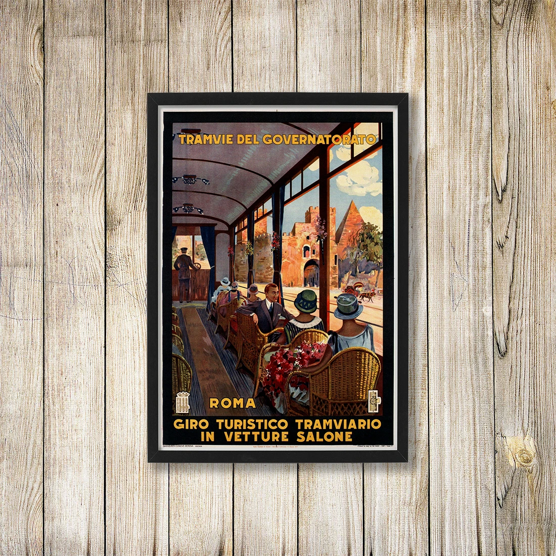 Итальянские путешествия рома кортина палермо каттолика холст картина винтажный