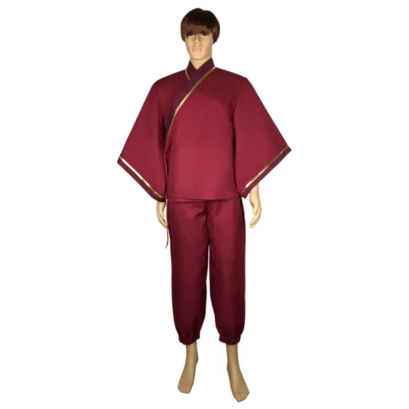 Костюм для косплея аниме Aang Zuko парадная Униформа Королевского принца парик