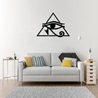 Наклейки на стену с символами защиты глаз в египетском стиле для гостиной, спальни, украшение для дома, виниловая роспись DW10950