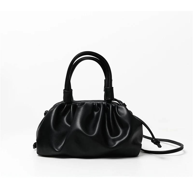 

Dumpling Bag Cloud Bag Soft Leather Crossbody Bags For Women 2020 Party Handbags Crossbody Messenger Shoulder Bags Bolsa