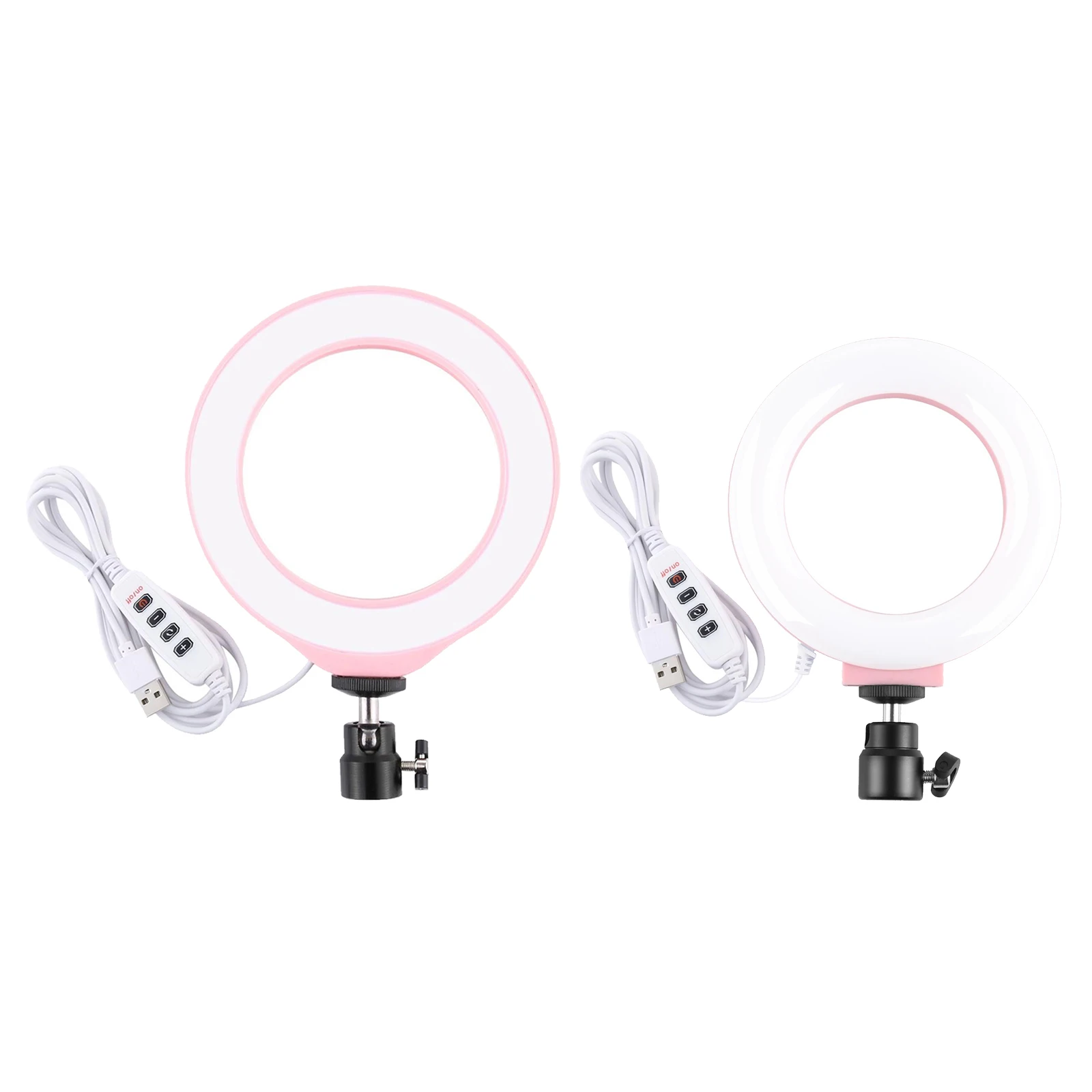 

6.2' Dimmable Tri-Color LED Ring Light Kit for YouTube Video Vlogging Makeup Live Streaming Video Conferencing