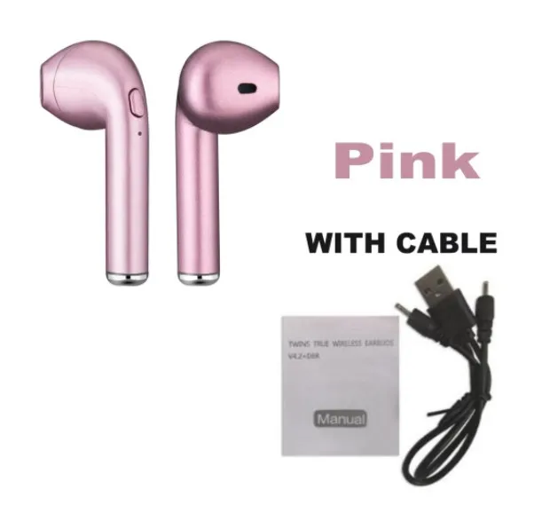 Беспроводные наушники I7s tws Bluetooth earphonea портативная гарнитура для телефона с