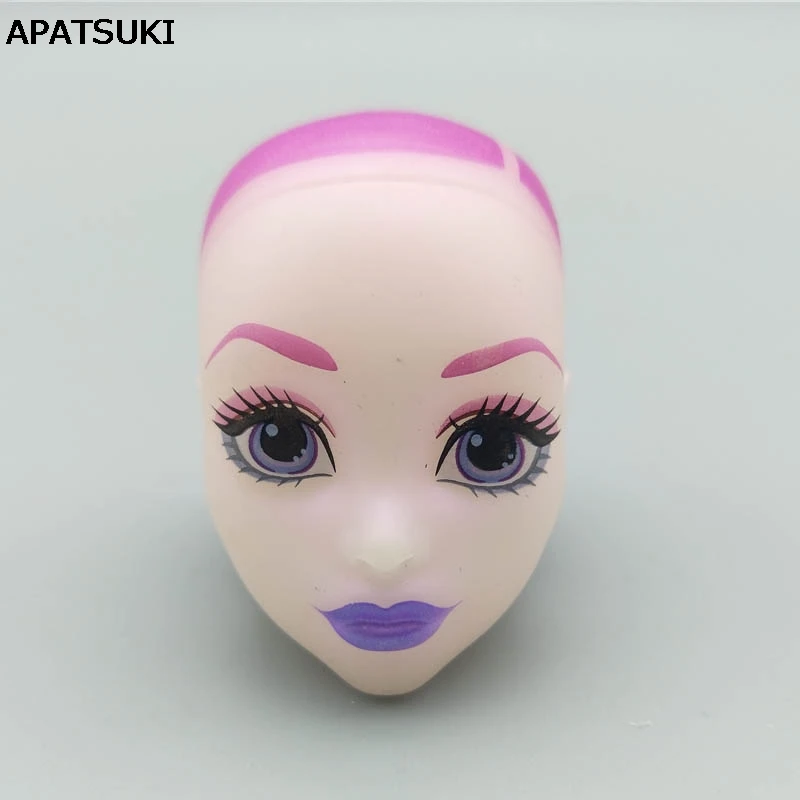 Мягкая лысая голова для кукол Monster High аксессуары ручной работы сделай сам головки