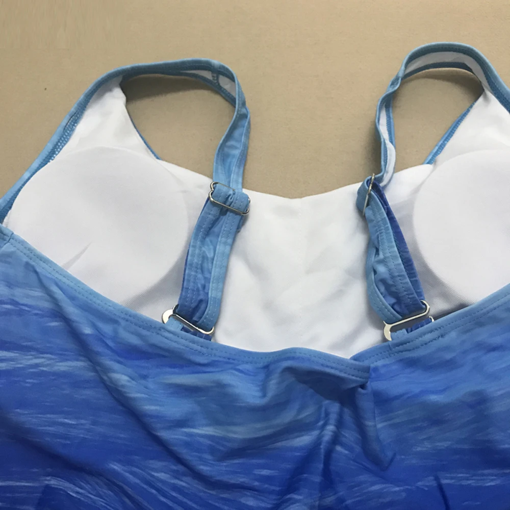 Одежда для плавания танкини женский купальный костюм женщин большой топ в стиле