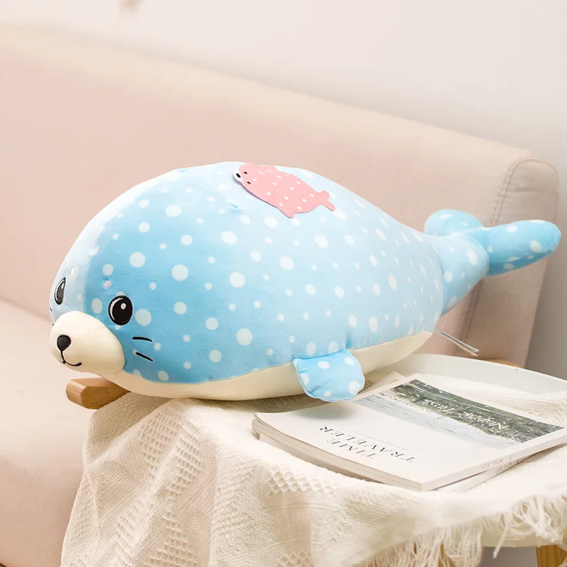 

60CM Soft Dolphin Seal Whale Shark Plush Toy Ocean Animals Stuffed Plush Pillow Cushion Kids Children Birthday Gift