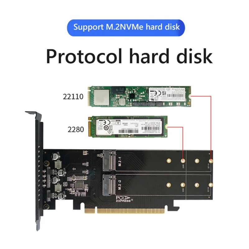Жесткий диск M.2 X16 на 4 секции 4x NVME PCIE4.0 GEN3 Raid-карта PCI-E SSD | Компьютеры и офис