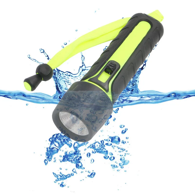 

Professional Diving Flashlight 3W Super Bright Waterproof Torch 4 * AA battery-powered Portable Underwate LED Diving Work Light