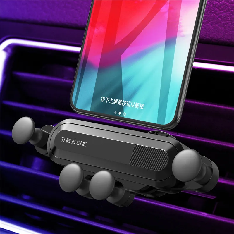TKEY гравитационный Автомобильный держатель для телефона iPhone XS Универсальный с
