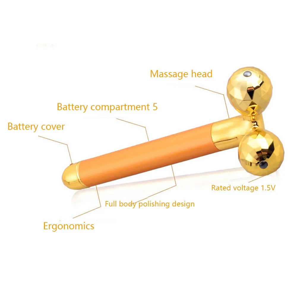 Ролик для лица похудения подтяжка кожи палочка разглаживающая морщины