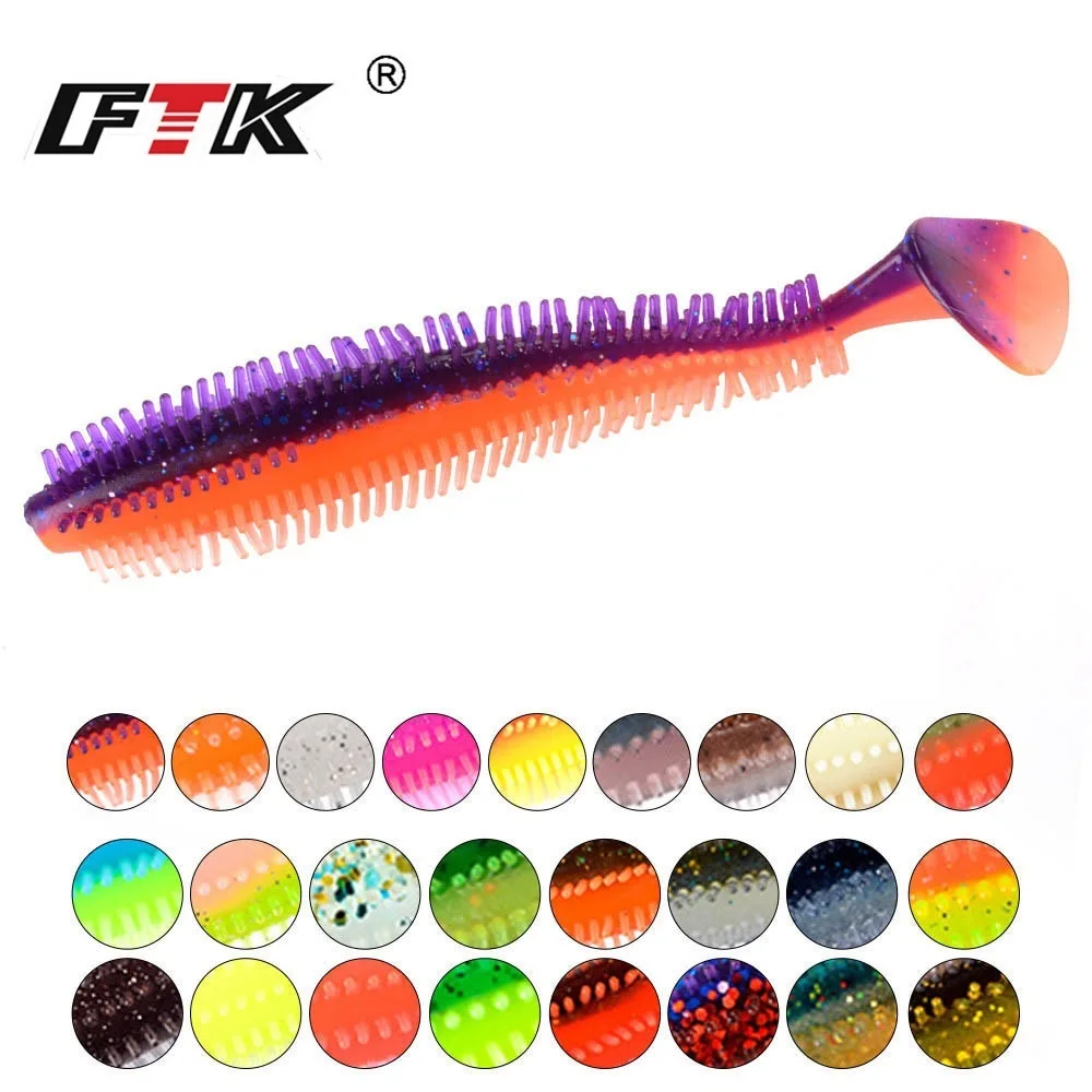 

FTK Fishing Lure Easy Shiner Soft Lures Set 90mm/120mm Shad Worm Silicone Baits T-tail Aritificial Wobbler Jigging Jig Swimbait