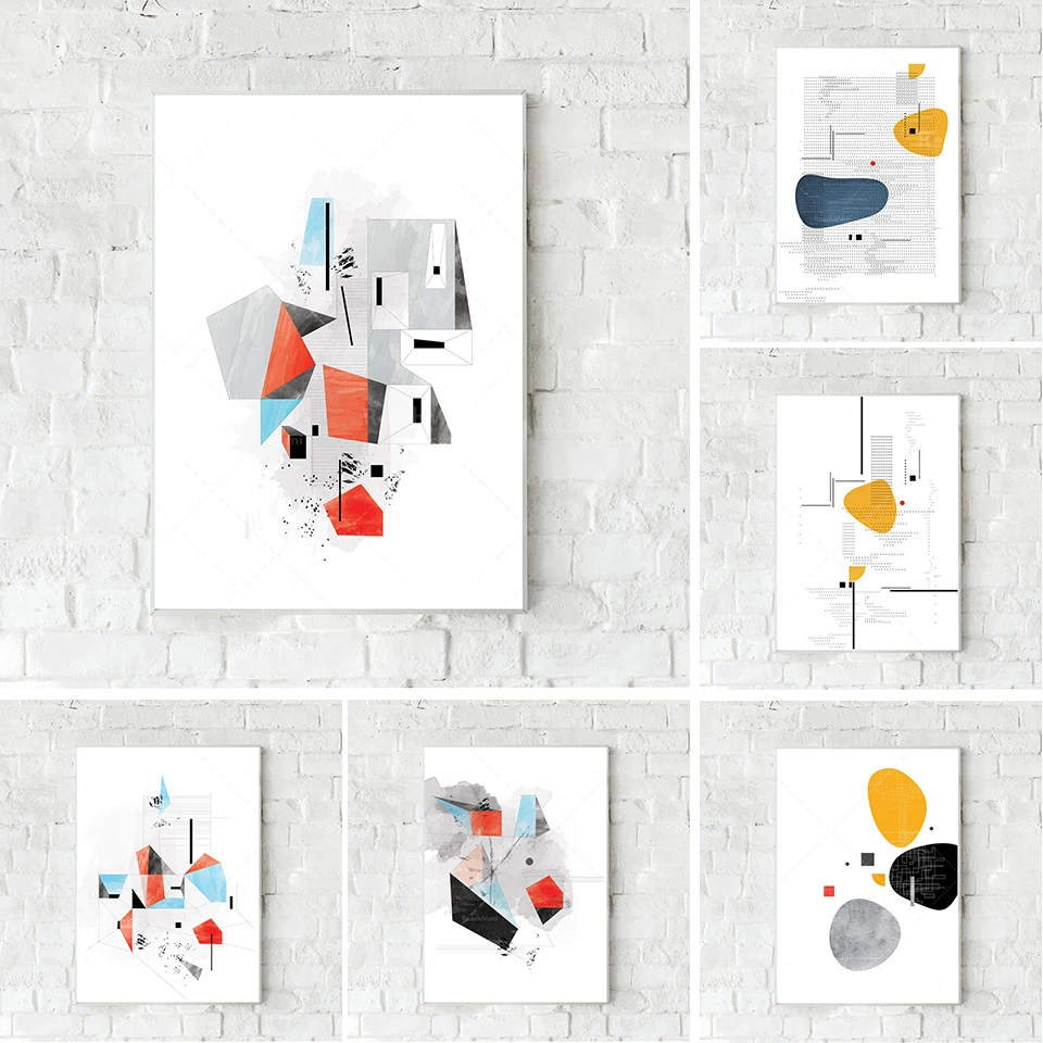 

Imprimer avec de l'art abstrait. Affiche avec art géométrique. art moderne. Der Stilistskandalös.